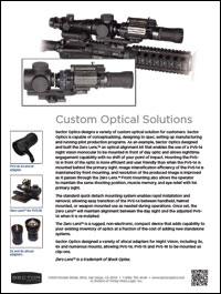 Custom Optical Solutions brochure