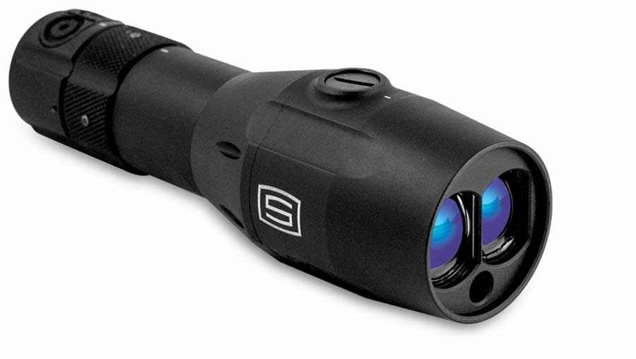 Sector Optics F1 rangefinder has a clean, ultra-light, timeless shape flashlight that sits naturally in the palm of your hand.