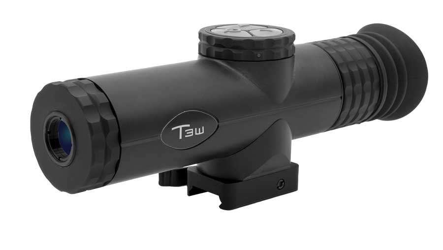 Sector Optics T3w thermal scope offers Multiple display views: white hot/black hot/NV green/color