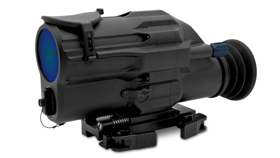 The DI2 system uses an advanced, ultra-low light optical detector and 1920 × 1080 OLED display that provides unmatched clarity in black and white viewing at night.