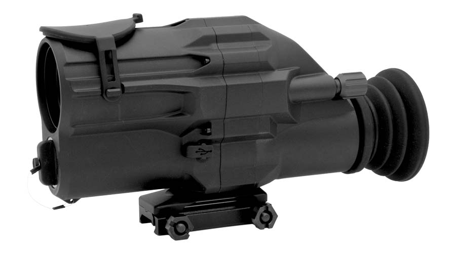 side view of N2 Night Vision clip-on scope