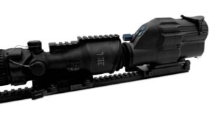 Features a simple user interface and easily attaches to Picatinny rails or can be mounted directly to the scope via Rusan adapters.